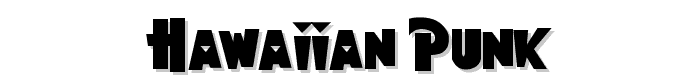 Hawaiian Punk font